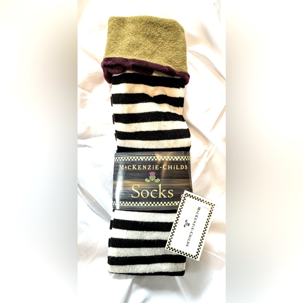 NWT Mackenzie-Childs Adult Socks
